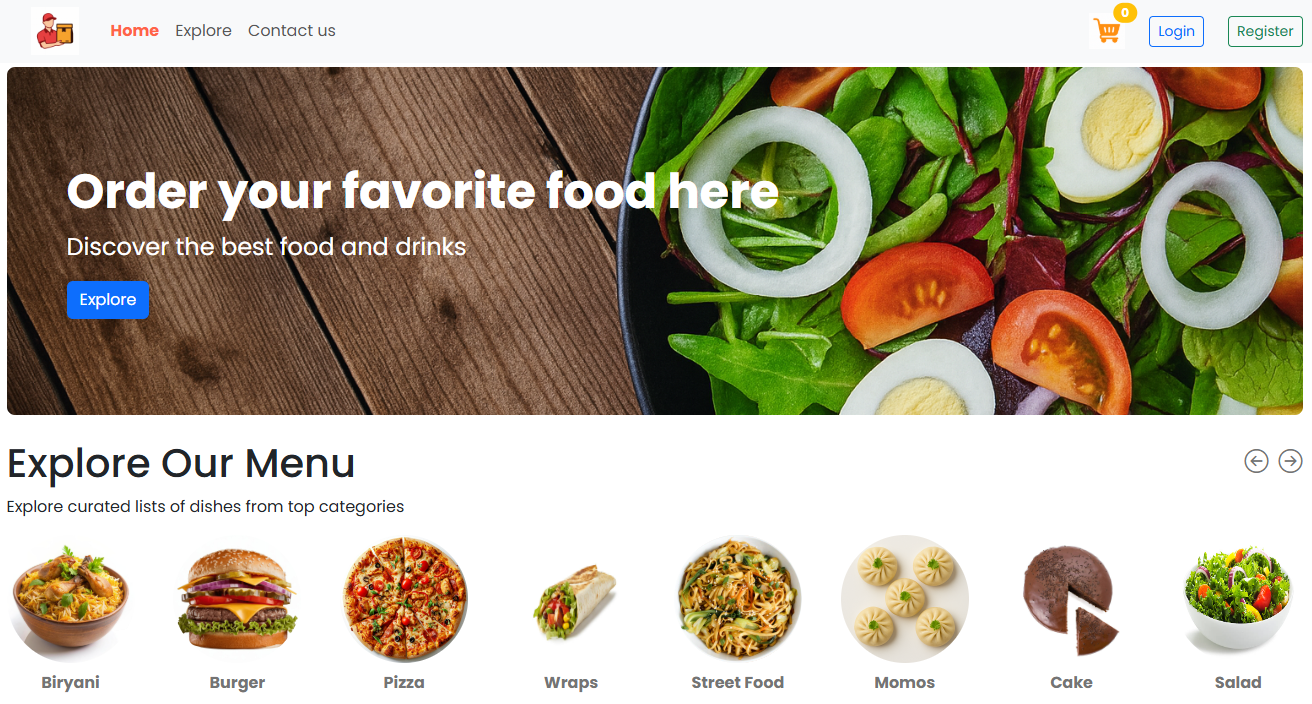 Online Food Delivery Application